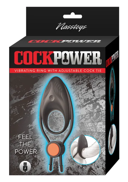 Cock Power Vibrating Ring with Adjustable Cock Tie — image 4 of 4