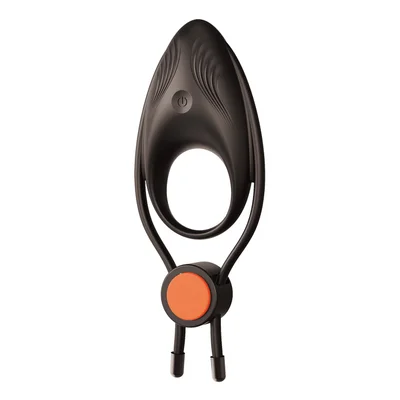 cock power vibrating ring with adjustable cock tie