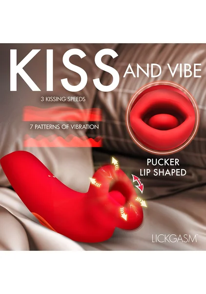 Lickgasm Plump Kiss Sucking and Vibrating Clitoral Stimulator — image 4 of 7
