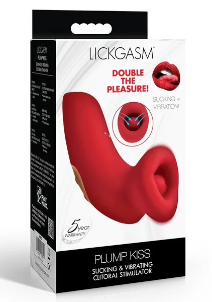 Lickgasm Plump Kiss Sucking and Vibrating Clitoral Stimulator — image 6 of 7