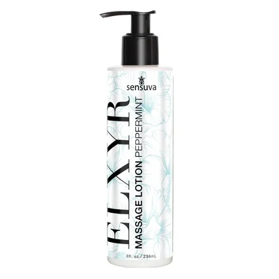 elxyr peppermint massage lotion