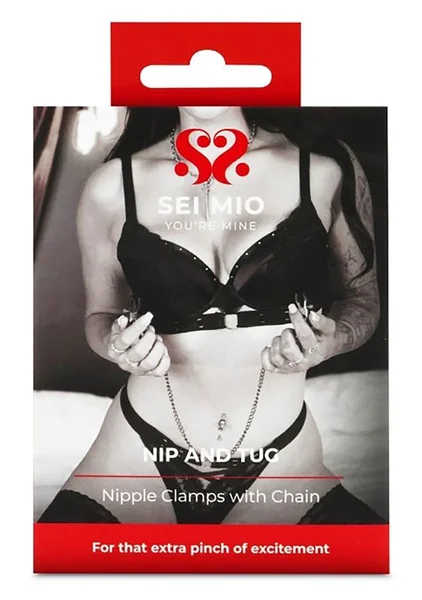Nip and Tug - Adjustable Nipple Clamps with Chain — image 4 of 4