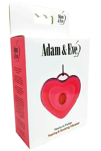 Adam and Eve Hearts-A-Flutter 2.6" Sucking & Tapping Clitoral Stimulator — image 12 of 18