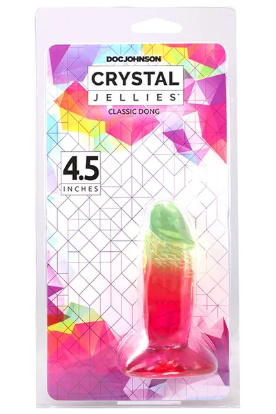 Doc Johnson Crystal Jellies 4.75" Realistic Dong — image 5 of 15