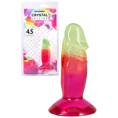 doc johnson crystal jellies 475 realistic dong