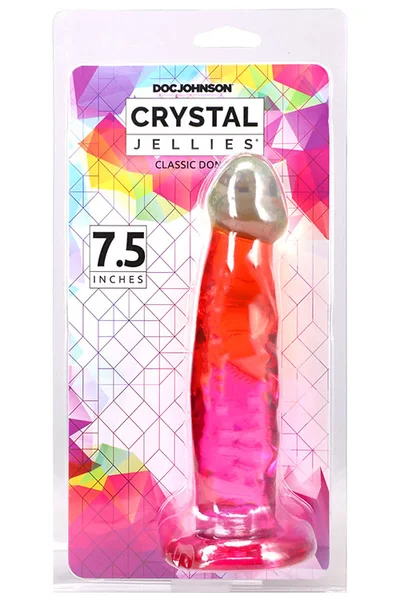 Doc Johnson Crystal Jellies 7.5" Realistic Dong — image 10 of 15