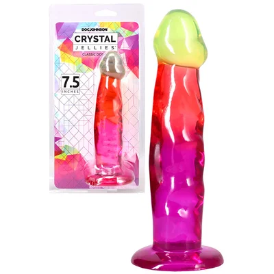 doc johnson crystal jellies 75 realistic dong