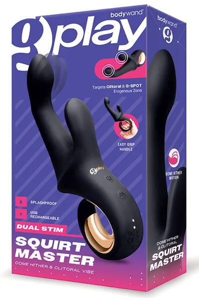Bodywand G-Play Squirt Master 8.3" Rabbit Vibrator With Come Hither Motion — image 12 of 18