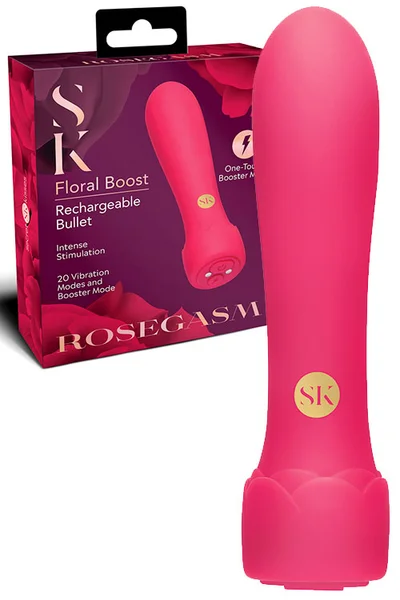 Secret Kisses Rosegasm Floral Boost 4.25" Bullet Vibrator — image 5 of 12