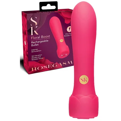 secret kisses rosegasm floral boost 425 bullet vibrator