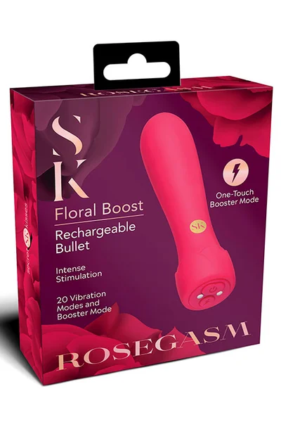 Secret Kisses Rosegasm Floral Boost 4.25" Bullet Vibrator — image 12 of 12