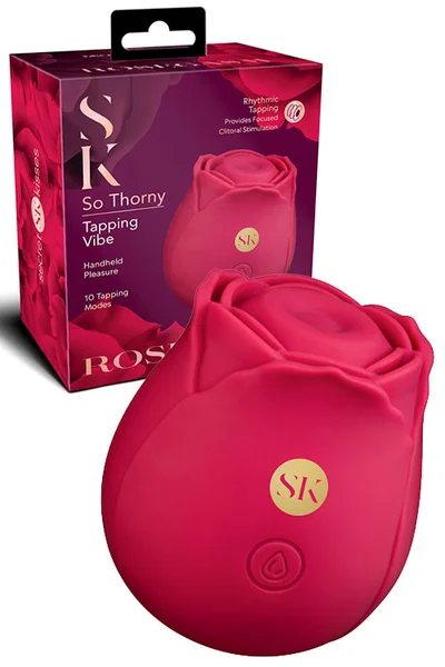 Secret Kisses Rosegasm So Thorny 2.3" Tapping Clitoral Stimulator — image 5 of 12
