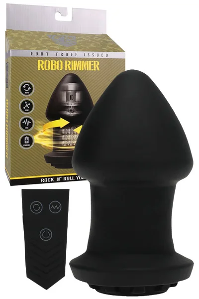 Doc Johnson Fort Troff Robo Rimmer 4.5" Rotating & Vibrating Butt Plug With Remote Control — image 13 of 18