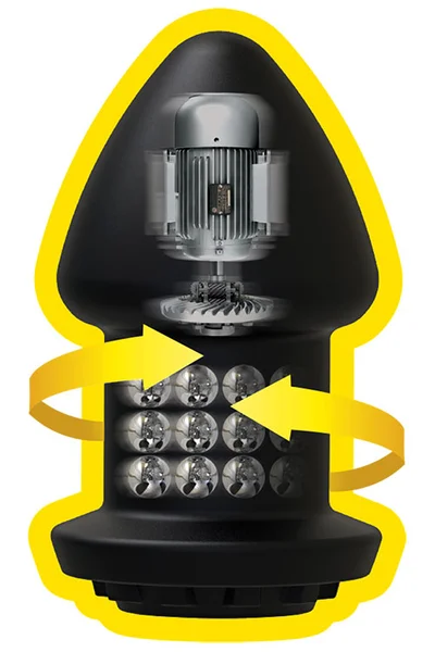 Doc Johnson Fort Troff Robo Rimmer 4.5" Rotating & Vibrating Butt Plug With Remote Control — image 15 of 18