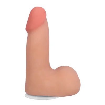 the realistic cock with removable vac u lock suction cup ultraskyn 5 with balls