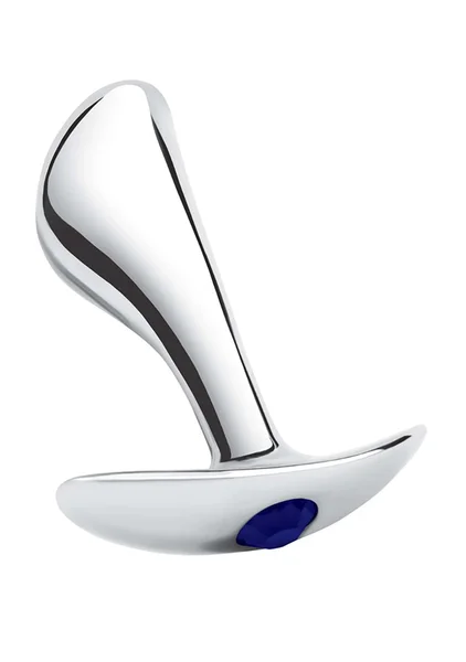 2.5" Stainless Steel Bling Prostate Massager Plug — image 2 of 4