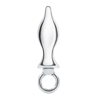 25 stainless steel metal tapered butt plug