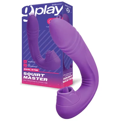 bodywand gplay squirt master 71 thrusting licking rabbit vibrator