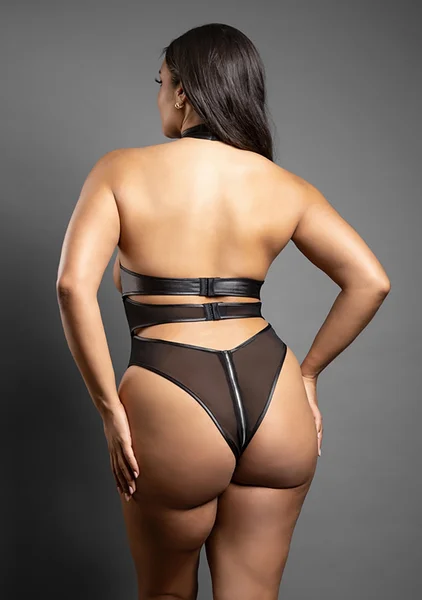 Cupless Zipper Teddy and One Pair of Pasties - Queen Size — image 2 of 3