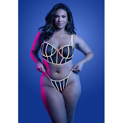 solar flare bra and panty queen size