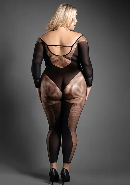 Premonition Crotchless Bodystocking - Queen Size — image 2 of 3