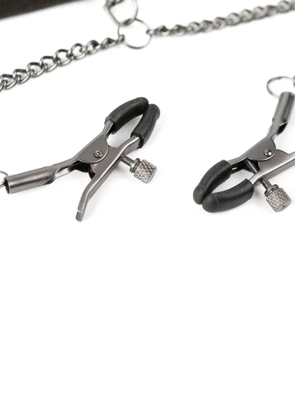 Twin Tweaks - Velvet Collar with Nipple Clamps — image 5 of 6