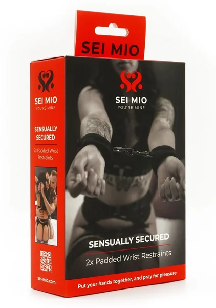 Sensually Secured - Velvet Handcuffs — image 6 of 6