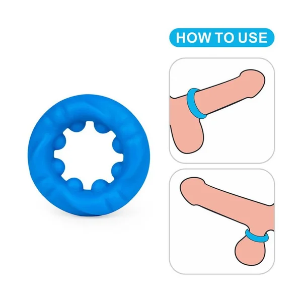 Pinnacle Pro Ridge Bump Stretcher Textured Cock Ring — image 8 of 8