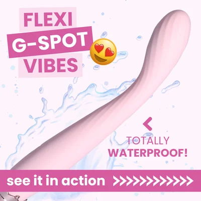 beginners silicone g spot vibrator flexible slim shaft with toe curling power