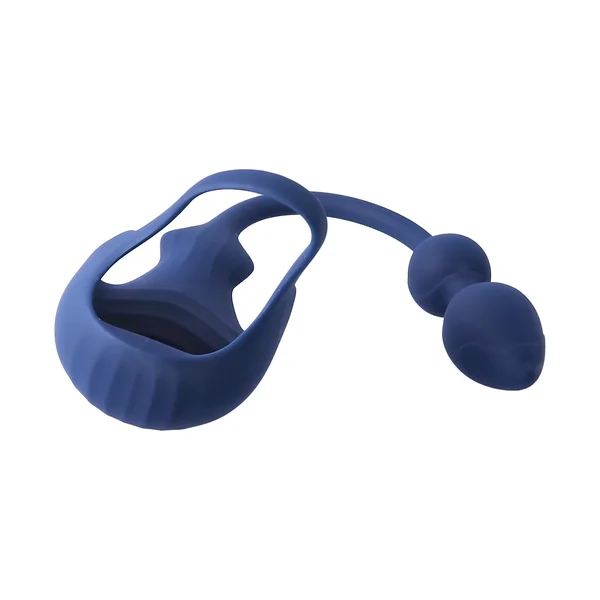 Cock Ring with Ball Cage and Anal Plug - Hugs Your Balls With Vibrations & Targets Your P-Spot! — image 13 of 15