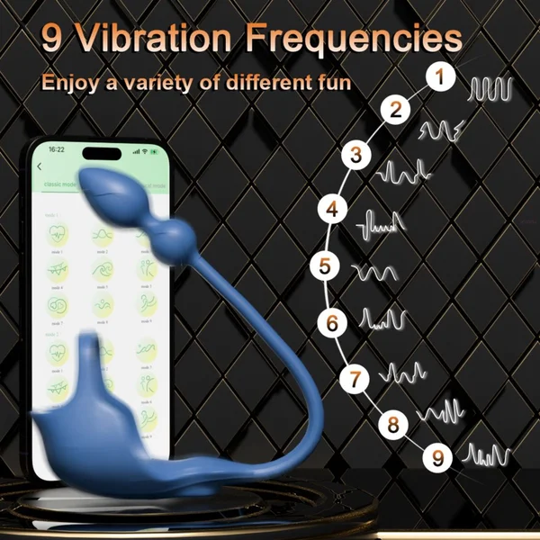 Cock Ring with Ball Cage and Anal Plug - Hugs Your Balls With Vibrations & Targets Your P-Spot! — image 7 of 15