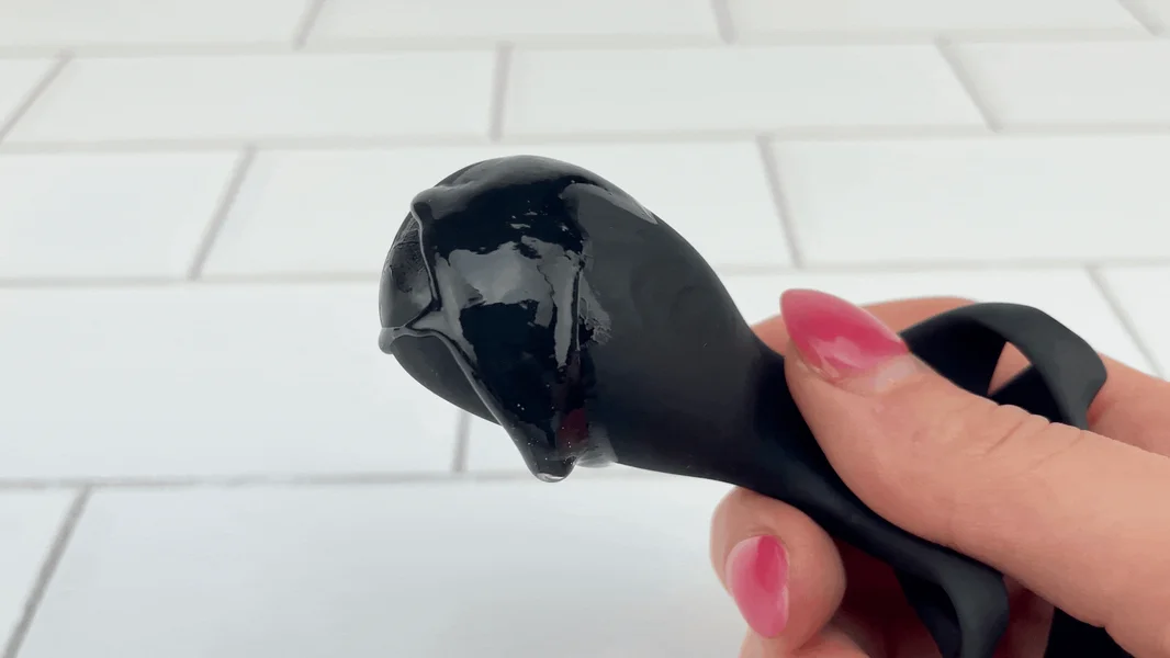 Double Cock Ring with Taint & Clit Stimulator - Strengthens Your O's! — image 4 of 13