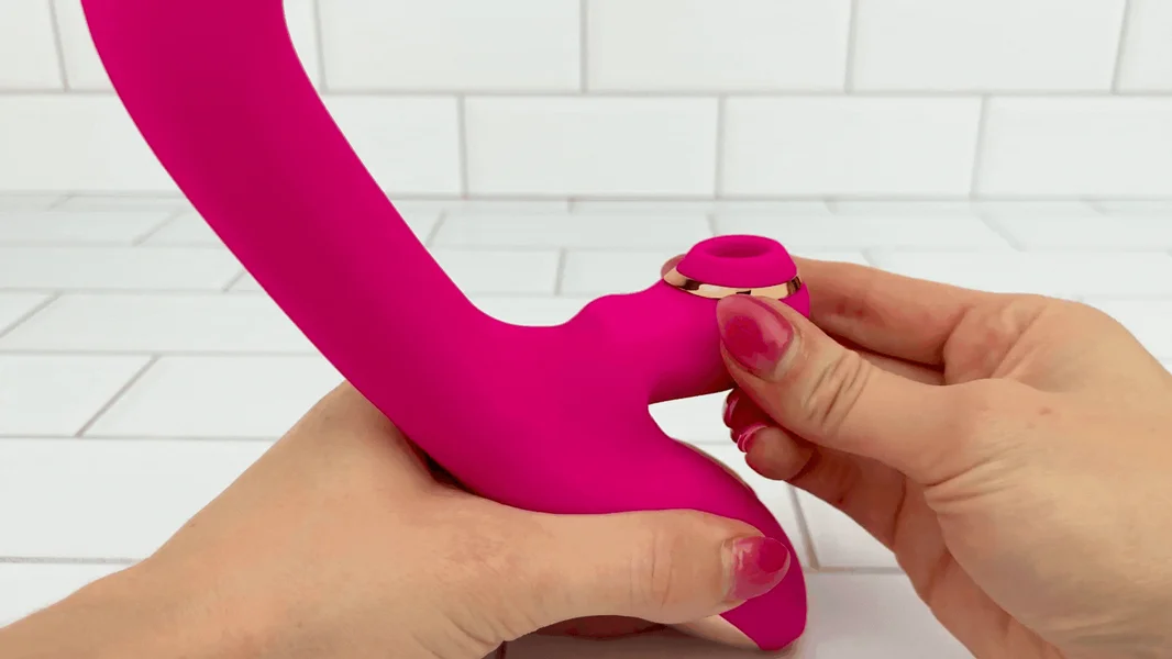 Rotating Pinpoint G-Spot & Suction Dual Action Vibe - Caresses Your G-Spot in Tight Circles! — image 10 of 17
