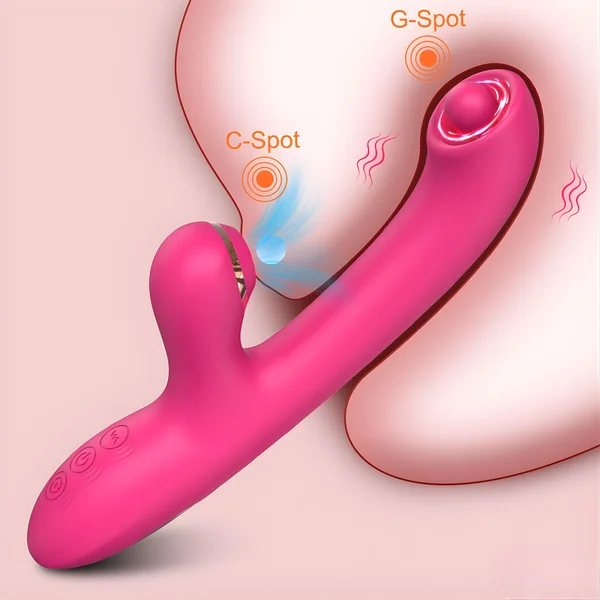 Rotating Pinpoint G-Spot & Suction Dual Action Vibe - Caresses Your G-Spot in Tight Circles! — image 11 of 17