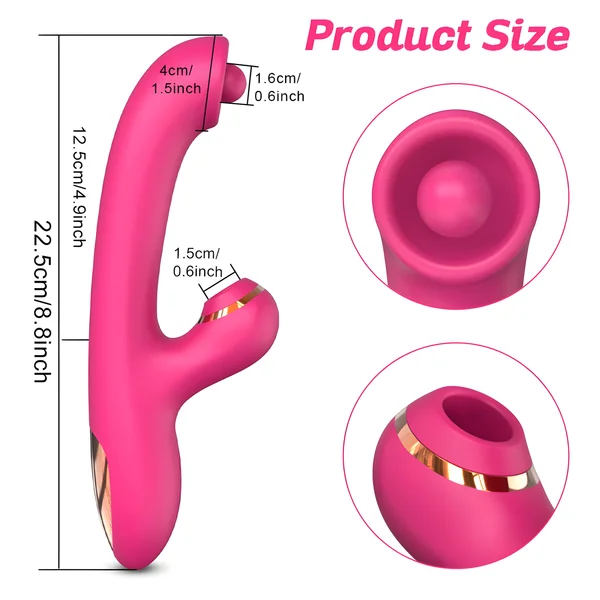 Rotating Pinpoint G-Spot & Suction Dual Action Vibe - Caresses Your G-Spot in Tight Circles! — image 17 of 17