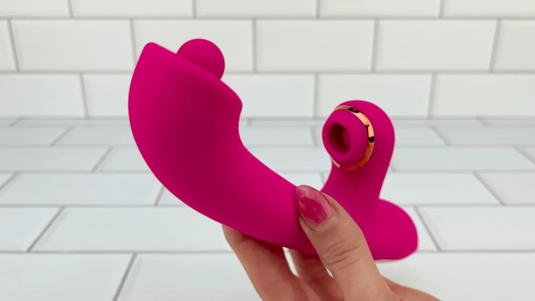 Rotating Pinpoint G-Spot & Suction Dual Action Vibe - Caresses Your G-Spot in Tight Circles! — image 2 of 17