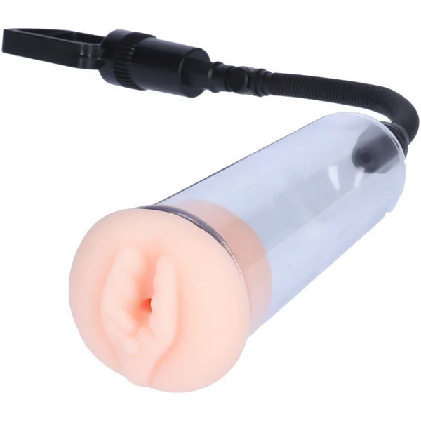 Classic Penis Pump with Pussy Stroker Sleeve — image 3 of 3