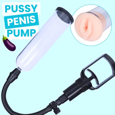 classic penis pump with pussy stroker sleeve