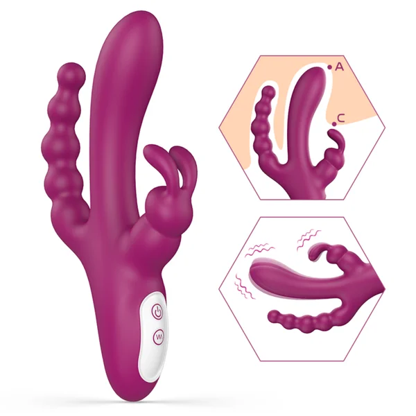 Waterproof Silicone Triple Rabbit Stimulator — image 15 of 15