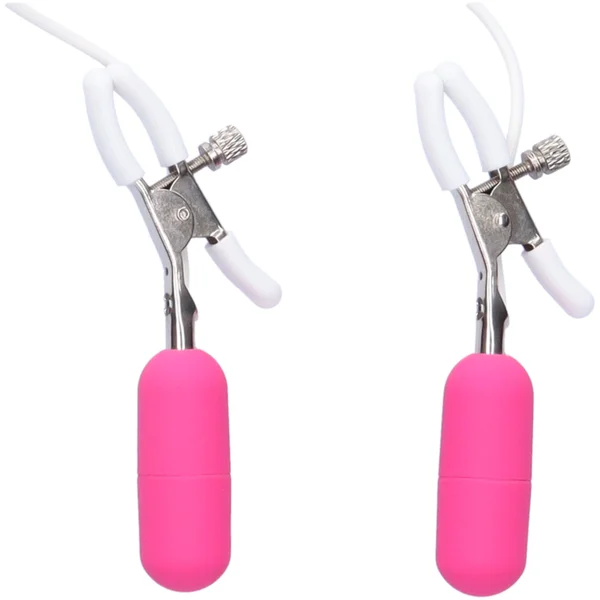Powerful Vibrating Nipple Clamps with Remote — image 3 of 4