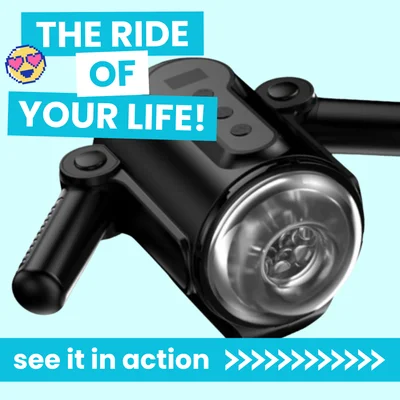 play joy motorcycle male masturbator 9 thrusting and vibrating modes