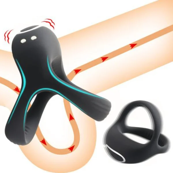 ADMIRE Dual Silicone Vibrating C-Ring with Remote — image 12 of 12