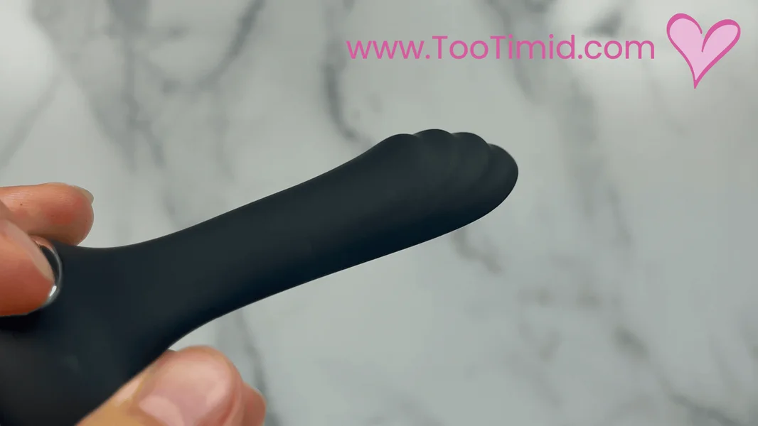 FLIRT Vibrating Silicone C-ring with G-Spot Stimulator & Ball Tickler — image 2 of 12