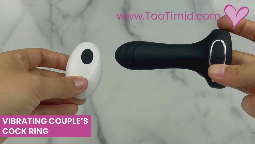 FLIRT Vibrating Silicone C-ring with G-Spot Stimulator & Ball Tickler — image 12 of 12