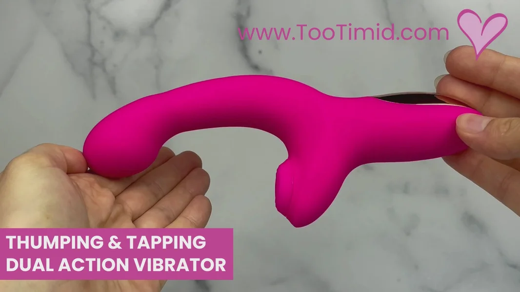 Thumping & Fingering Dual Action Vibrator - Fingers You Like A Lover! — image 10 of 10