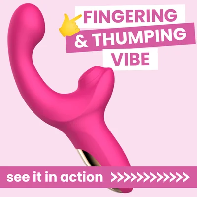 thumping fingering dual action vibrator fingers you like a lover