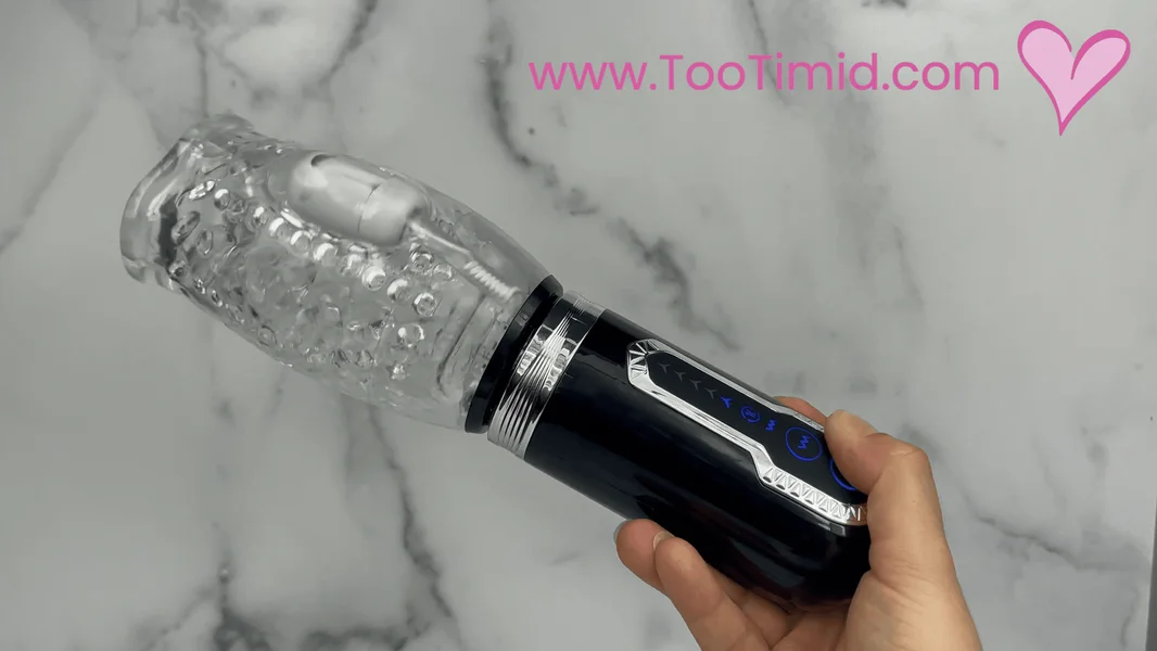 THRUSTING THRILLER Rotating, Thrusting & Vibrating Male Masturbator — image 2 of 11