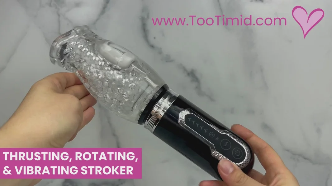 THRUSTING THRILLER Rotating, Thrusting & Vibrating Male Masturbator — image 11 of 11
