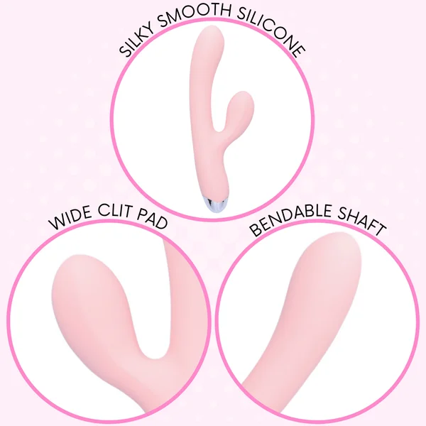 G-Spot Rechargeable Silicone Rabbit Vibe - Powerful Dual Stimulation! — image 3 of 12