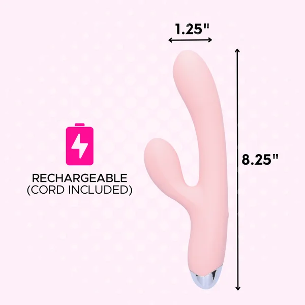 G-Spot Rechargeable Silicone Rabbit Vibe - Powerful Dual Stimulation! — image 7 of 12